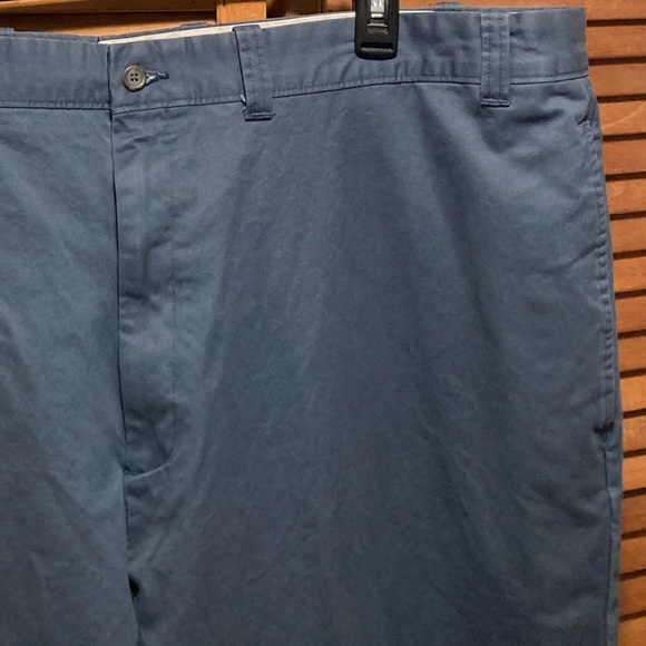 St. Johnsbury Blue Straight Fit Flat Front Chino Pants - Picture 6 of 13